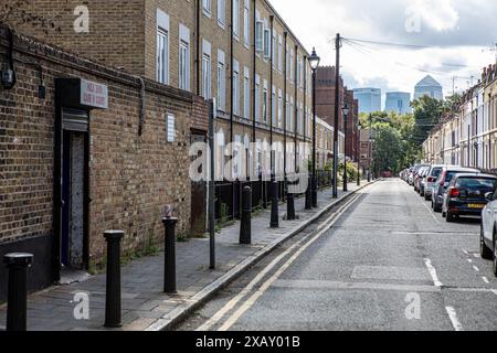 Londres, Angleterre – août 2023.Mile End est un quartier de Londres, Angleterre et est situé dans le quartier de Londres Banque D'Images