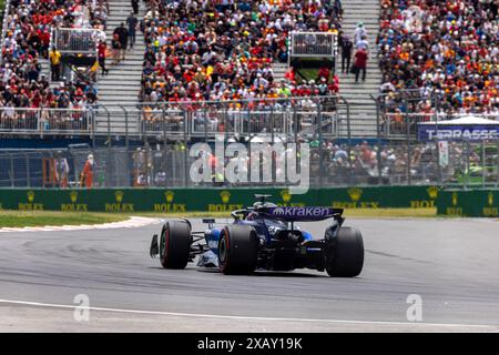 Montréal, Canada. 8 juin 2024. Alexander Albon de Thaïlande au volant de la Mercedes Williams Racing FW46 (23), lors du GP du Canada, formule 1, sur le circuit Gilles Villeneuve. Crédit : Alessio Morgese// Emage / Alamy Live news Banque D'Images