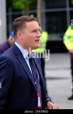 Liverpool, Royaume-Uni. 24 septembre 2022. Wes Streeting se rend à la Conférence du Parti travailliste 2022, crédit Lear / Alamy Banque D'Images