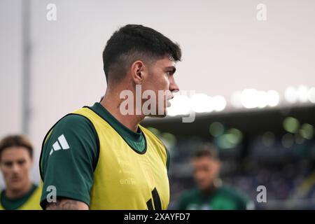 Empoli, Italie. 09 juin 2024. L'Italien Raoul Bellanova lors du match amical 2024 entre l'Italie et la Bosnie-Herzégovine au stade Carlo Castellani - Sport, Football - Empoli, Italie - dimanche 8 juin 2024 (photo Massimo Paolone/LaPresse) crédit : LaPresse/Alamy Live News Banque D'Images