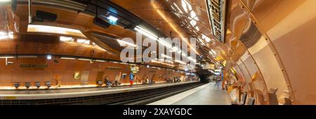 Station de métro Arts et Métiers, Paris, Ile-de-France, France Banque D'Images