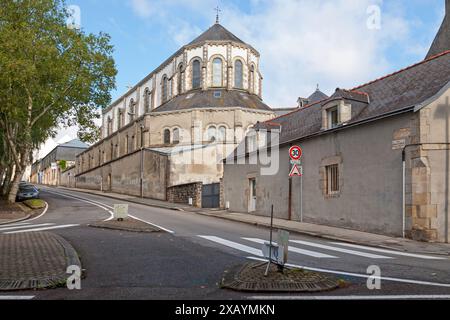 Quimper, France - 24 juillet 2017 : Diocèse catholique romain de Quimper (diocèse de Quimper et Léon - Evéché). Banque D'Images