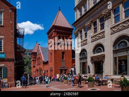 États-Unis Pennsylvanie PA Lancaster Central Market le plus ancien bâtiment de marché continuellement utilisé aux États-Unis Banque D'Images