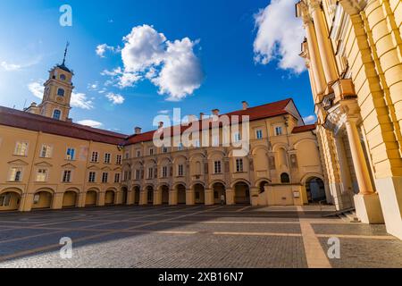 Université de Vilnius dans la vieille ville de Vilnius, Lituanie Banque D'Images