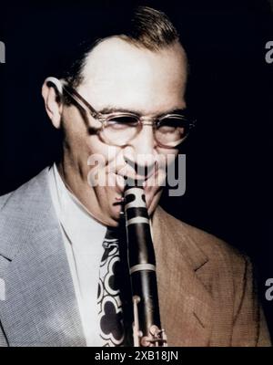 Goodman, Benjamin David 'Benny', 30.5.1909 - 30.6,1986, musicien et chef d'orchestre américain, (Jazz), portrait, ADDITIONAL-RIGHTS-CLEARANCE-INFO-NOT-AVAILABLE Banque D'Images