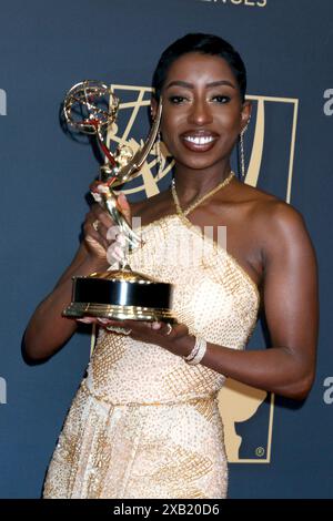 8 juin 2024, Los Angeles, CA, États-Unis : LOS ANGELES - 8 juin : Jeresa Featherstone arrive à la 51e cérémonie annuelle Daytime Emmy Creative Arts & Lifestyle Awards - les gagnants marchent à l'hôtel Bonaventure le 8 juin 2024 à Los Angeles, CA. (Crédit image : © Kay Blake/ZUMA Press Wire) USAGE ÉDITORIAL SEULEMENT ! Non destiné à UN USAGE commercial ! Banque D'Images