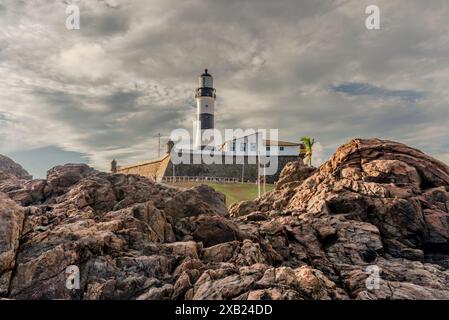 Farol da Barra ou forte de Santo Antônio da Barra à Salvador Banque D'Images