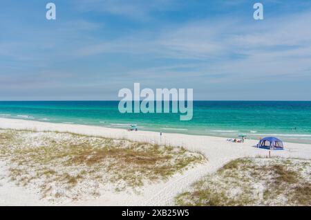 Dog Beach à Pensacola, Floride Banque D'Images