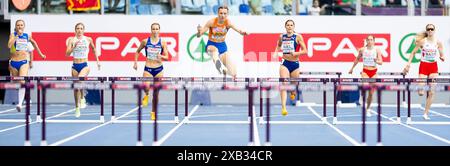 Rome, Italie. 10 juin 2024. ROME - Femke bol en action sur le 400 mètres haies lors de la quatrième journée des Championnats d'Europe d'athlétisme. ANP IRIS VAN DEN BROEK crédit : ANP/Alamy Live News Banque D'Images