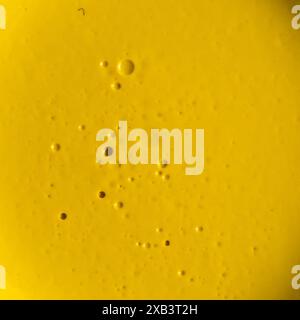 Texture et fond, peinture aquarelle jaune gros plan Banque D'Images