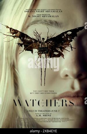 L'affiche Watchers Dakota Fanning Banque D'Images