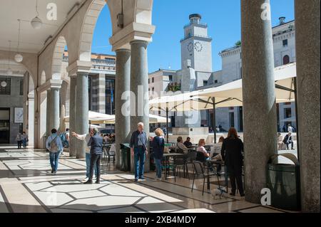 26 mai 2024 - Brescia, Italie : piazza Vittoria. © Andrea Sabbadini Banque D'Images