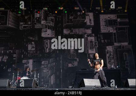 Manchester, Royaume-Uni. 08 juin 2024. La fille de Madonna, Lourdes Maria 'Lola' Ciccone Leon, connue sous le nom de Lolaholse produit au Parklife Festival 2024. 2024-09-08 Banque D'Images