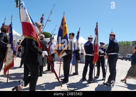 Antibes, France - 8 mai 2024 - la célébration du jour de la victoire de la seconde Guerre mondiale par un jour ensoleillé de printemps Banque D'Images