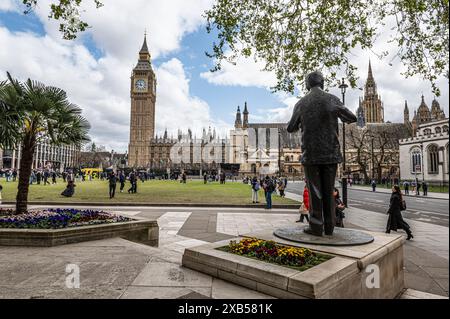 Big Ben est le surnom de la Grande cloche de la Grande horloge de Westminster Londres Banque D'Images