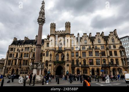 Le mémorial de la mutinerie de Crimée et d'Inde également connu sous le nom de Westminster Scholars War Memorial Banque D'Images