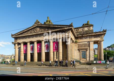 La Royal Scottish Academy de Princess Street, Édimbourg Banque D'Images