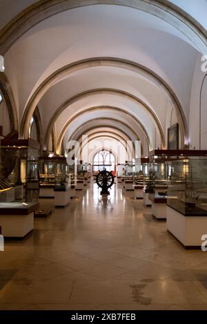 Voilier modèle au Musée naval de Lisbonne, capitale du Portugal, le 30 avril 2022. Maquette de bateau a voile au musee de la marine a Lisbonne, capi Banque D'Images