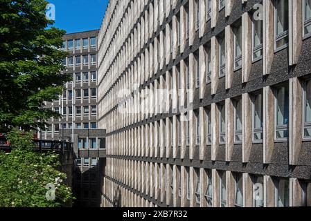 Argyle House, une architecture brutaliste des années 1960 dans la vieille ville d'Édimbourg. Banque D'Images