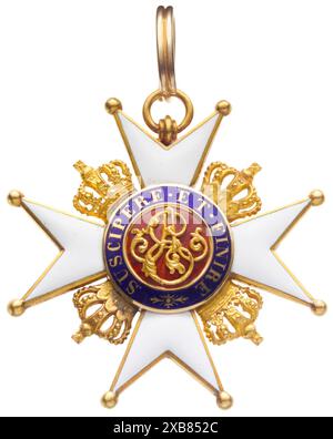 Médailles et décorations, ordres de mérite, Croix de Commandeur, XIXe siècle, AUTORISATION DE PROPRIÉTÉ Banque D'Images