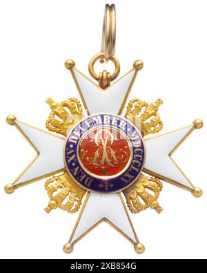 Médailles et décorations, ordres de mérite, Croix de Commandeur, XIXe siècle, AUTORISATION DE PROPRIÉTÉ Banque D'Images