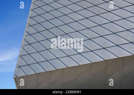 Détails architecturaux de l'Aquarium National Danemark, Den Blå Planet, la planète bleue, situé à Kastrup, une banlieue de Copenhague Banque D'Images