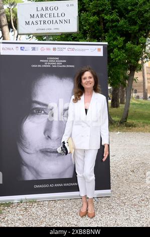 Gigliola Cinquetti BEI der 10. Verleihung des Premio Anna Magnani 2024 im Casa del Cinema Villa Borghese. ROM, 10.06.2024 Banque D'Images