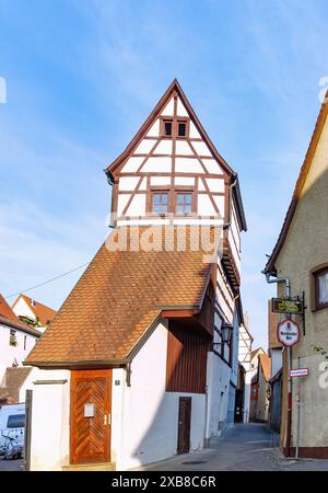 Géographie / voyage, Allemagne, Bavière, Hersbruck, Fraisch Tower, ancienne prison et donjon, DROITS-SUPPLÉMENTAIRES-AUTORISATION-INFO-NON-DISPONIBLE Banque D'Images