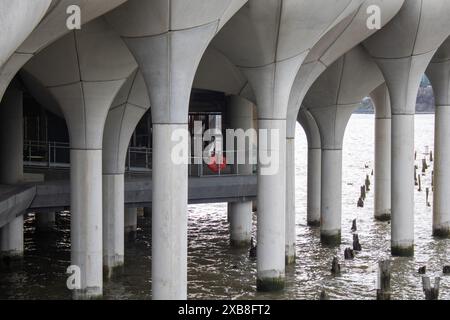 L'emblématique Little Island Park à New York, États-Unis Banque D'Images