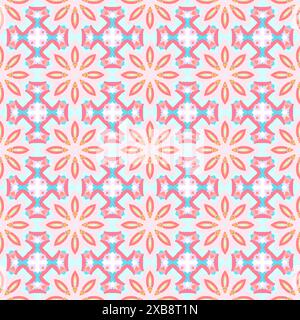 Un design de fond sans couture avec de petits cercles centraux Banque D'Images