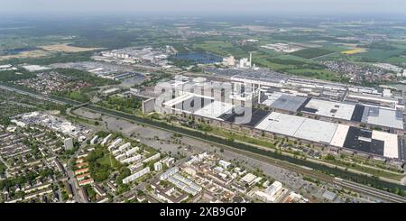 L'usine VW à Wolfsburg . Le complexe possède sa propre centrale électrique. pays-bas hors service - belgique hors service Banque D'Images