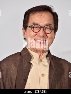 Tokyo, Japon. 11 juin 2024. L'acteur Jackie Chan assiste à la salutation sur scène pour le film 'Ride on' à Tokyo, au Japon, le mardi 11 juin 2024. Photo de Keizo Mori/UPI crédit : UPI/Alamy Live News Banque D'Images
