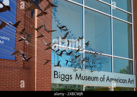 Le Biggs Museum of American Art, situé à Douvres, DE, États-Unis. Banque D'Images