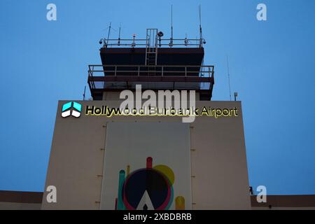 L'aéroport Hollywood Burbank, mardi 4 juin 2024, à Burbank, Etalonnage Banque D'Images