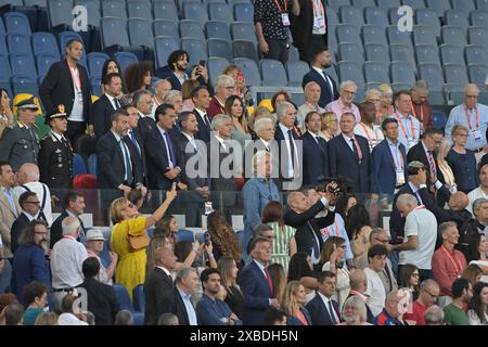 Stade olympique, Rome, Italie. 11 juin 2024. Championnats d'Europe d'athlétisme 2024, jour 5 ; le président italien Mattarella Credit : action plus Sports/Alamy Live News Banque D'Images