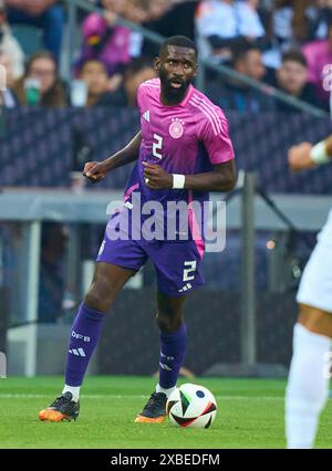 Antonio Rüdiger, Ruediger, DFB 2 dans le match amical ALLEMAGNE - GRÈCE 2-1 en préparation pour les Championnats d'Europe 2024 le 3 juin 2024 à Nürnberg, Allemagne. Photographe : Peter Schatz Banque D'Images