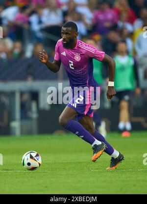 Antonio Rüdiger, Ruediger, DFB 2 dans le match amical ALLEMAGNE - GRÈCE 2-1 en préparation pour les Championnats d'Europe 2024 le 3 juin 2024 à Nürnberg, Allemagne. Photographe : Peter Schatz Banque D'Images