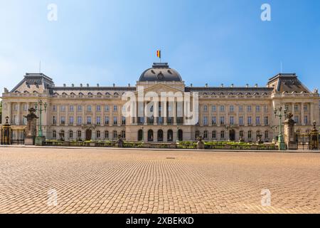 Palais royal de Bruxelles, Palais royal de Bruxelles, situé à Bruxelles, Belgique Banque D'Images