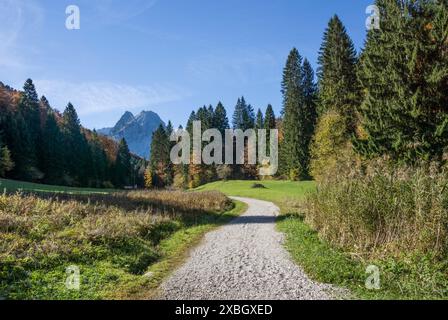 Géographie / voyage, Allemagne, Bavière, Garmisch-Partenkirchen, Waxenstein, INFORMATIONS-AUTORISATION-DROITS-SUPPLÉMENTAIRES-NON-DISPONIBLES Banque D'Images