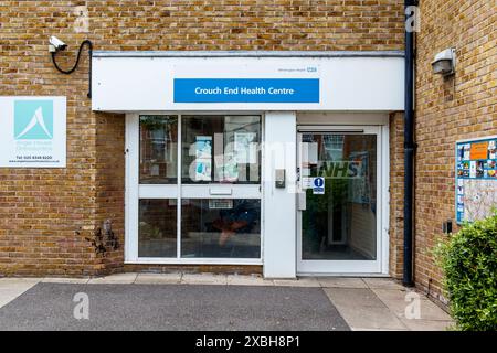 Crouch End Health Centre à Middle Lane, Crouch End, Londres, Royaume-Uni Banque D'Images