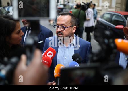 Paris, France. 12 juin 2024. Yannick Neuder Credit : Abaca Press/Alamy Live News Banque D'Images