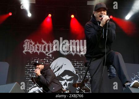 Nombre de corps en pieds Ice-T, Konzert in der Zitadelle Spandau, Berlin, 11.06.2024 Ice-T bürgerlich Tracy Lauren Marrow, rapper von Body Count ft. Ice-T während ihrer Europa Tour 2024 live in der Berliner Zitadelle Spandau AM 11.06.2024. Berlin Zitadelle Spandau *** Body Count ft Ice T, concert à Zitadelle Spandau, Berlin, 11 06 2024 Ice T bürgerlich Tracy Lauren Marrow , rappeur de Body Count ft Ice T lors de leur tournée européenne 2024 live à Zitadelle Spandau le 11 06 2024 Berlin Zitadelle Spandau Copyright : xAnitaxBuggex Banque D'Images