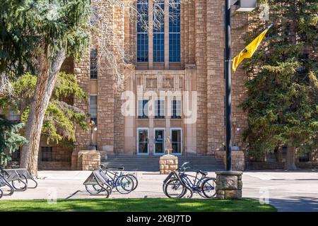 LARAMIE, WY, États-Unis - 13 MAI 2024 : salle d'ingénierie à l'Université du Wyoming. Banque D'Images