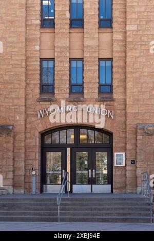 LARAMIE, Wyoming, États-Unis - 13 MAI 2024 : Wyoming Union à l'Université du Wyoming. Banque D'Images