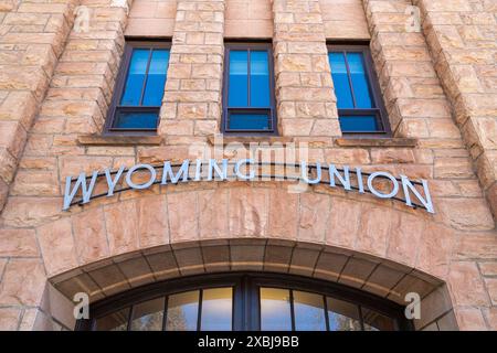 LARAMIE, Wyoming, États-Unis - 13 MAI 2024 : Wyoming Union à l'Université du Wyoming. Banque D'Images