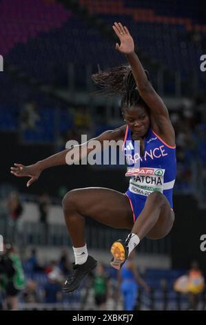 Roma, Italie. 12 juin 2024. Hilari Kpatcha participe à la finale du saut en longueur féminin lors de la 26e édition des Championnats d'Europe d'athlétisme de Rome 2024 au stade olympique de Rome, Italie - mercredi 12 juin 2024 - Sport, Athlétisme (photo de Fabrizio Corradetti/LaPresse) crédit : LaPresse/Alamy Live News Banque D'Images