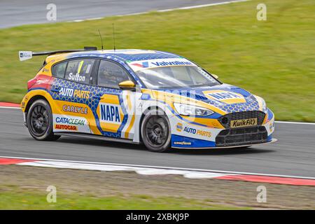 Champion en titre Ash Sutton British Touring car Championship Snetterton, Norwich, Norfolk, Royaume-Uni 26 mai 2024 Banque D'Images