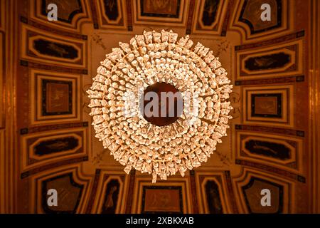 Syracuse, Italie - 24 août 2023 : Palazzo Borgia del Casale à Syracuse, Sicile, Italie. Banque D'Images