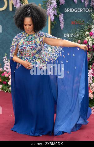 Londres, Royaume-Uni. 12 juin 2024. Photo : Golda Rosheuvel assiste à la saison 3 de Bridgerton - deuxième partie de la projection spéciale londonienne à Odeon luxe, Leicester Square. Crédit : Justin Ng/Alamy Live News Banque D'Images