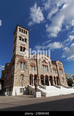 Cathédrale de la Sainte Trinité, Église centrale orthodoxe, Pirée, région métropolitaine d'Athènes, Grèce Banque D'Images